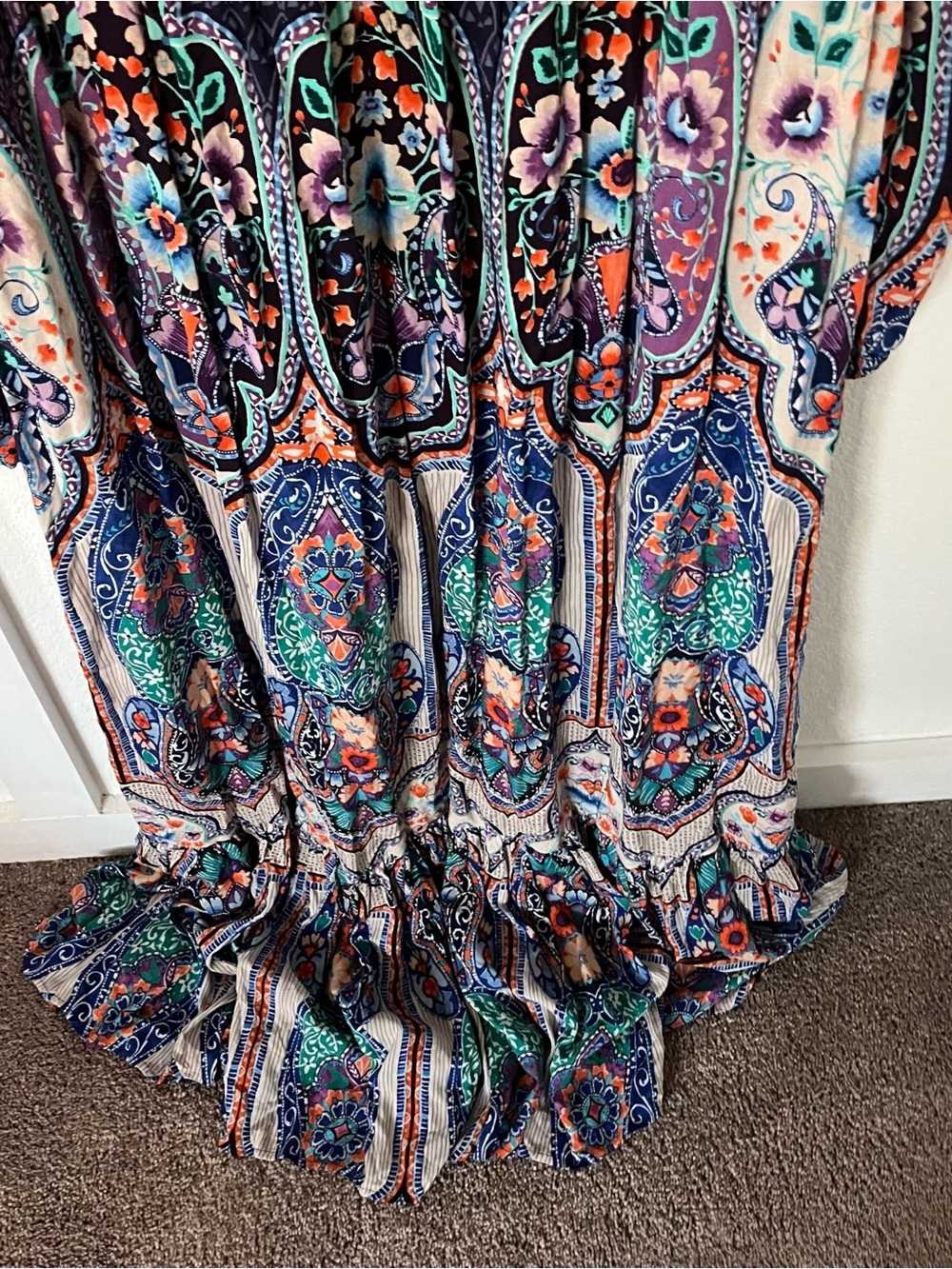 Johnny Was Women's Medium Saba Maxi Coverup Dress - Picture 8 of 8